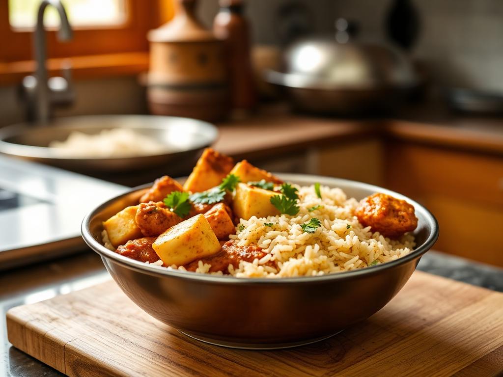 Paneer Tikka Masala + Jeera Rice